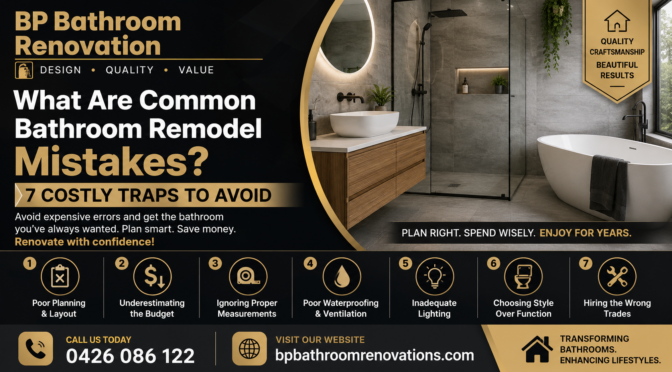 What Are Common Bathroom Remodel Mistakes? 7 Costly Traps to Avoid
