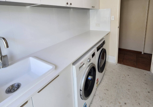 Modern Laundry Renovation Duncraig featuring stylish cabinetry, practical storage and premium finishes.
